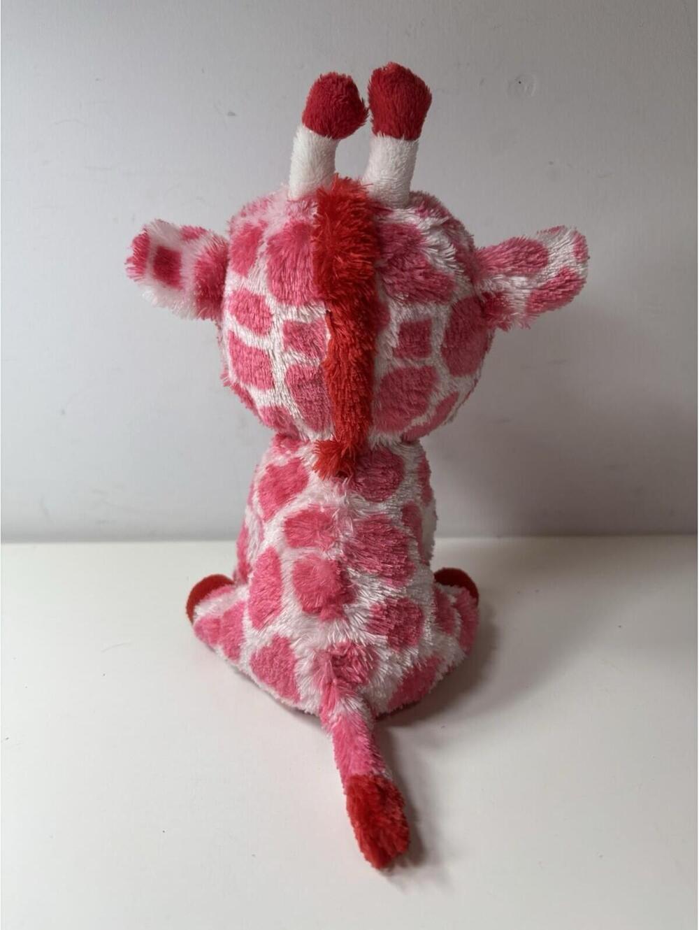 Ty Beanie Boos - JUNGLELOVE the Pink Giraffe (6 Inch) Stuffed Animal Toy - Picture 3 of 7